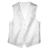 WHITE PAISLEY VEST