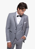 LIGHT GRAY NOTCH LAPEL TUXEDO