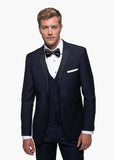 MIDNIGHT BLUE PEAK LAPEL TUXEDO